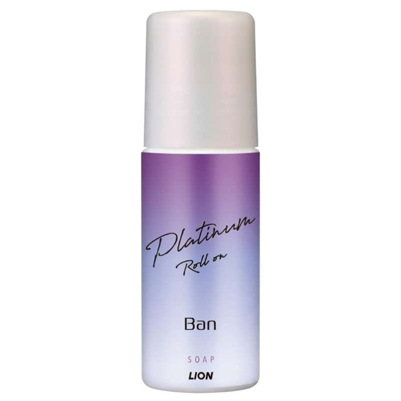LION Ban Sweat Block Platinum Roll On кульковий дезодорант-антиперспірант аромат мила, 40 мл