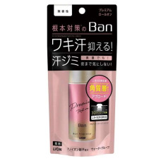 LION Ban Sweat Block Premium Roll-On кульковий дезодорант-антиперспірант без аромату, 40 мл