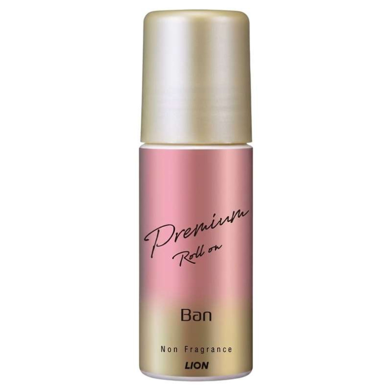 LION Ban Sweat Block Premium Roll-On шариковый дезодорант-антиперспирант без аромата, 40 мл