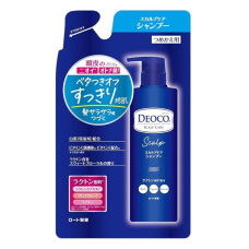 ROHTO Deoco Scalp Care шампунь для жирной кожи головы, сменный блок 370 мл