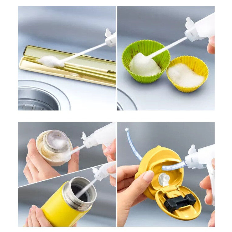 Kao CuCute CLEAR Spray пена-спрей для мытья посуды, аромат апельсина, 280 мл