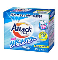 Kao Attack High Penetration Reset Power концентрированный антибактериальный стиральный порошок 800 г