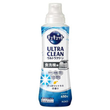 Kao CuCute Clear жидкость для посудомоечной машины с цитрусовым ароматом 450 г