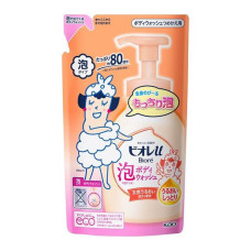 Kao Biore U Foaming Body Wash Moisturizing увлажняющее пенное мыло для тела для детей и взрослых, пополнение 480 мл для дозаторов-пенообразователей