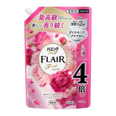 Kao Humming Flair Floral Sweet Кондиционер для белья, сладкий цветочный аромат, запасной блок 1400 г