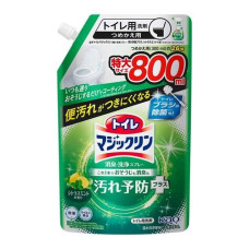 Kao Toilet Magiclean дезодорирующий очищающий спрей для туалета с защитой от пятен, цитрусовая мята, запасной блок 800 мл