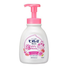 Kao Biore U Foaming Body Wash Angel Rose пінне мило для тіла для дітей і дорослих, 600 мл