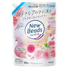 Kao New Beads Rose & Magnolia жидкое средство для стирки, запасной блок 900 г