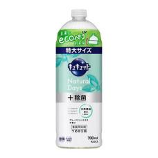 Kao CuCute Natural Days+ средство для мытья посуды, аромат вербены и цитруса, сменная упаковка 700 мл