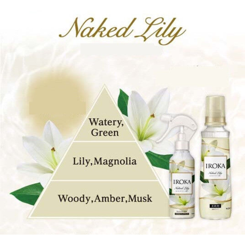 Kao Flaіr IROKA Mist Naked Lily Парфумований дезодоруючий спрей для одягу, аромат лілії, 200 мл