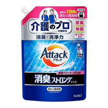 Kao Attack Strong дезодорирующая жидкость для стирки, свежий травяной аромат, запасной блок 1150 г