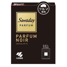 Kobayashi Sawaday Car Gel Parfum Noir автомобильный парфюмированный освежитель воздуха, гелевый, 110 г