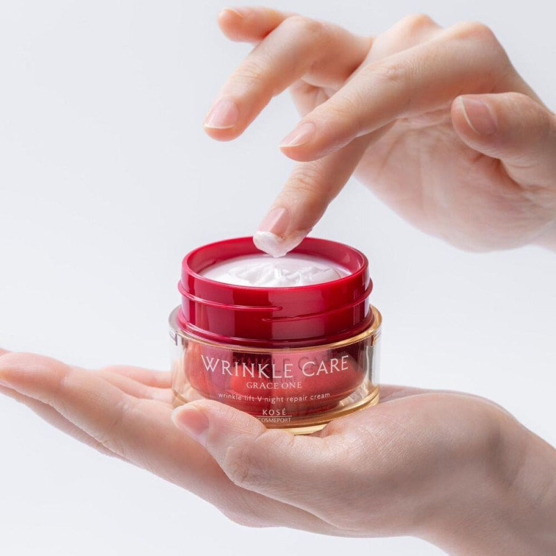 KOSE Grace One Wrinkle Lift V нічний крем від зморшок 50 г