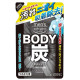 KOSE Men's Softymo чоловіче рідке мило для тіла з деревним вугіллям, поповнення 400 мл