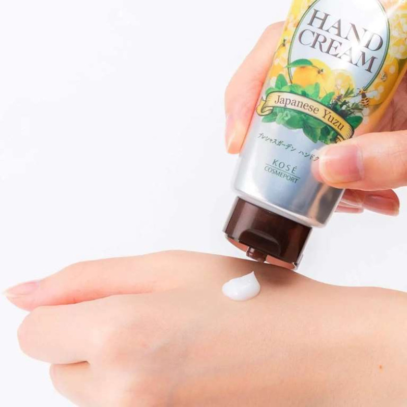 KOSE Precious Garden увлажняющий крем для рук с ароматом юдзу, 70 г