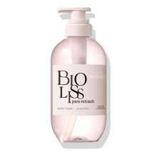 Kose SS Biolis Pure Retouching Moist Shine shampoo шампунь для гладкості та блиску дозатор 480ml