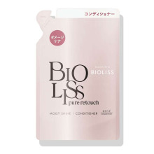 Kose SS Biolis Pure Retouching Moist Shine conditioner кондиціонер для гладкості та блиску, поповнення 340ml