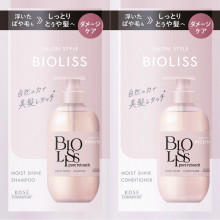 KOSE SS Bioliss пробний набір шампуню та кондиціонера для гладкості і блиску, 10 мл + 10 мл