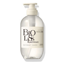 Kose SS Biolis Pure Retouching Silky Straight shampoo шампунь для неслухняного волосся, дозатор 480ml