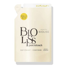 Kose SS Biolis Pure Retouching Silky Straight conditioner кондиціонер для неслухняного волосся поповнення 340ml