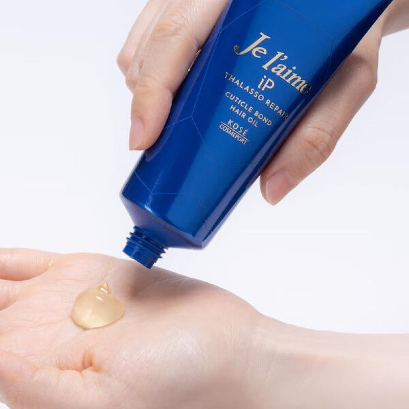 KOSE Je l'aime iP Thalasso Repair олія для волосся з термо- та UV-захистом 80 г