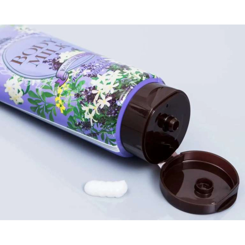 KOSE Precious Garden молочко для тіла з оліями, аромат лаванди та жасмину, 200 г