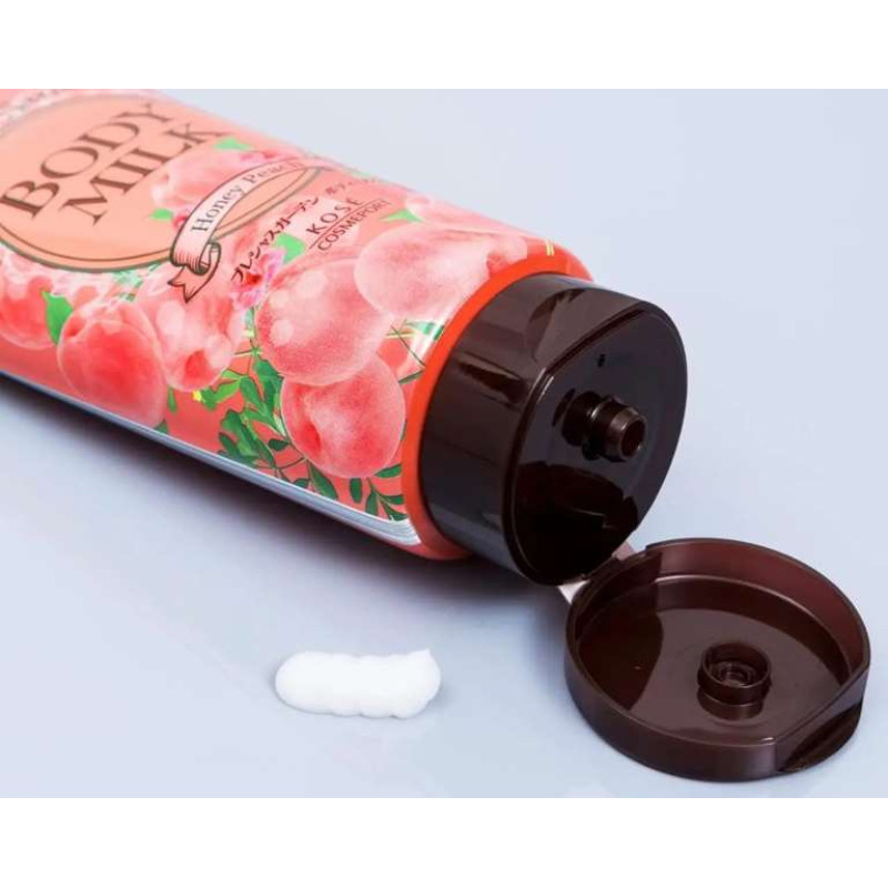KOSE Precious Garden молочко для тіла з оліями та ароматом персика, 200 г