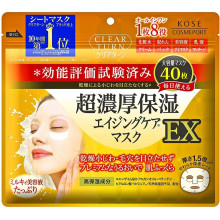 KOSE Clear Turn Super Rich EX зволожувальна маска 6 в 1 40 шт