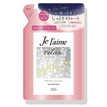 KOSE Je l'aime Relax Midnight Repair розгладжуючий шампунь поповнення 340 мл