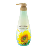 Kracie HIMAWARI Oil-in Smooth разглаживающий шампунь & Repair 500 мл