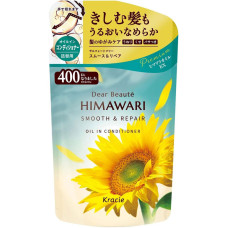 Kracie HIMAWARI Oil-in Smooth розгладжуючий кондиціонер & Repair поповнення 400 г