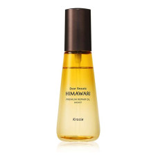 Kracie HIMAWARI Premium Repair Oil зволожуюча олія для випрямлення, гладкості волосся, 60 мл