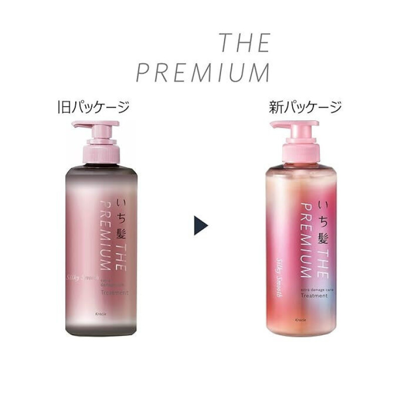 Kracie Ichikami THE PREMIUM разглаживающий кондиционер 480 г