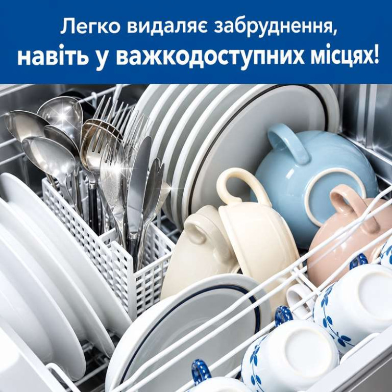 LION CHARMY Crystal Clear EX дезодоруюча рідина для посудомийної машини, поповнення 660 г