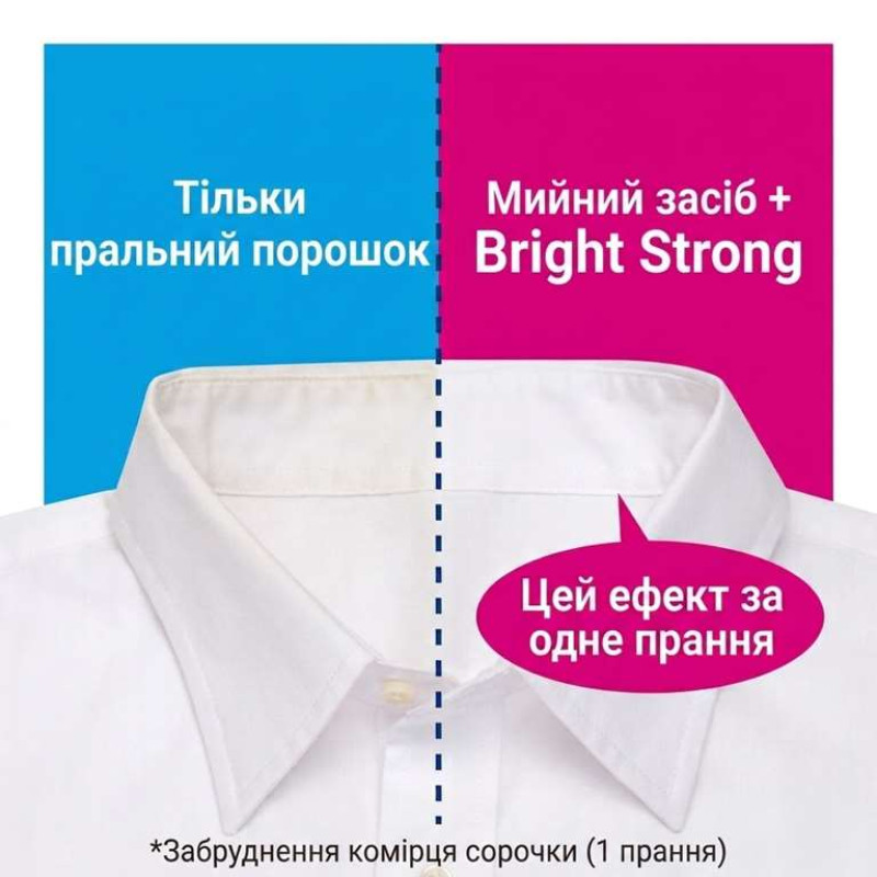 LION Bright Strong антибактериальный кислородный отбеливатель для белых и цветных тканей, запасной блок 900 мл