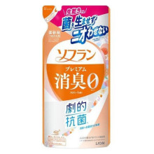 LION Soflan Premium Deodorizer кондиціонер для білизни, аромат квіткове мило, поповнення 380 мл