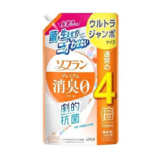 LION Soflan Premium Deodorizer кондиціонер для білизни, аромат квіткове мило, поповнення 1520 мл
