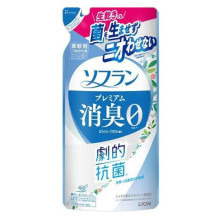 LION Soflan Premium Deodorizer кондиционер для белья, аромат луговых трав, сменный блок 380 мл