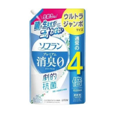 LION Soflan Premium Deodorizer кондиціонер для білизни, аромат лугових трав, поповнення 1520 мл