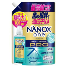 LION Nanox One Pro концентрированное жидкое средство для стирки, аромат пудрового мыла, запасной блок 1010 г