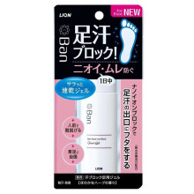 LION Ban Nano Ion Block foot gel нано-ионный гель-блокатор пота для ног, 40 мл