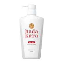 LION Hadakara рідке зволожуюче мило для тіла, квітковий аромат, 500 мл