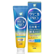 LION Clinica Pro All-in-One зубна паста з фтором та ферментами, м'ята, 95 г