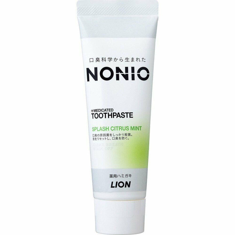 LION Nonio Splash Citrus Mint зубна паста для свіжості дихання, цитрусова м'ята, 130 г