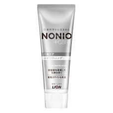 LION NONIO Plus Whitening відбілююча зубна паста з фтором, свіжа м'ята, 130 г