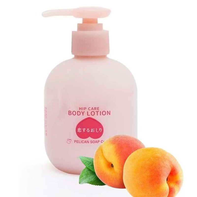 Pelican Koisuru Oshiri Hip Care Lovely Butt лосьйон для догляду за стегнами та сідницями з ароматом персика, 200 мл