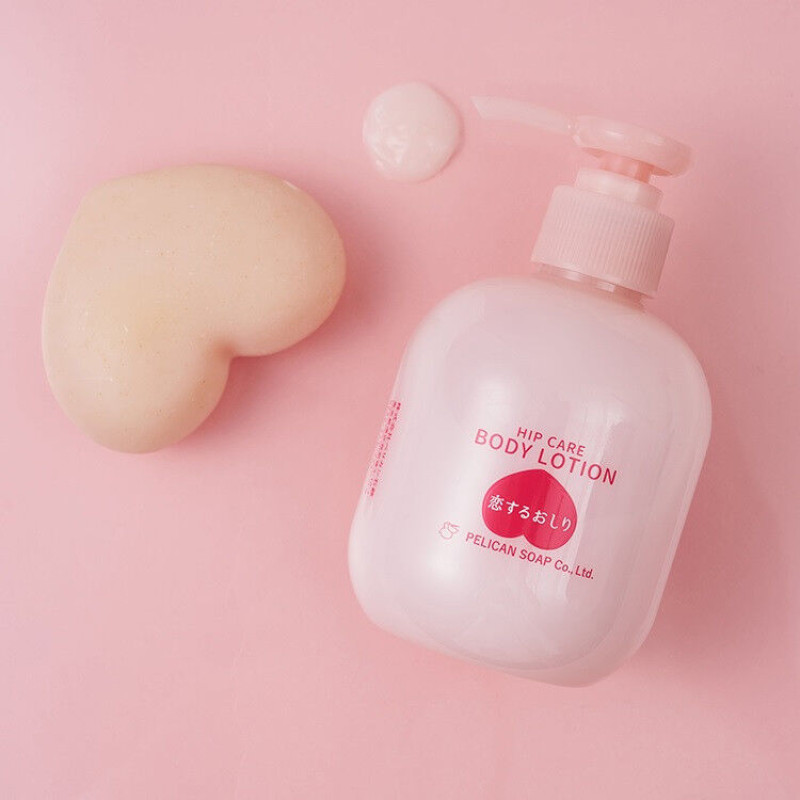 Pelican Koisuru Oshiri Hip Care Lovely Butt лосьйон для догляду за стегнами та сідницями з ароматом персика, 200 мл