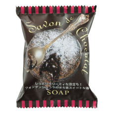 Pelican Savon de Chocolat шоколадне мило для тіла з деревним вугіллям, глиною, 80 г