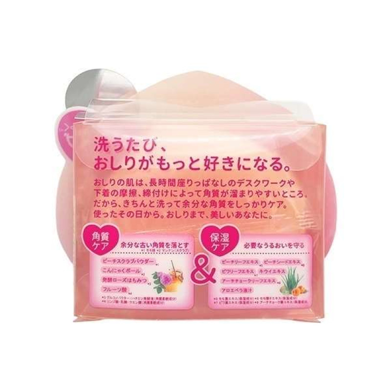 Pelican Koisuru Oshiri Hip Care Lovely Butt мыло-скраб для ягодиц и бедер с ароматом персика, 80 г