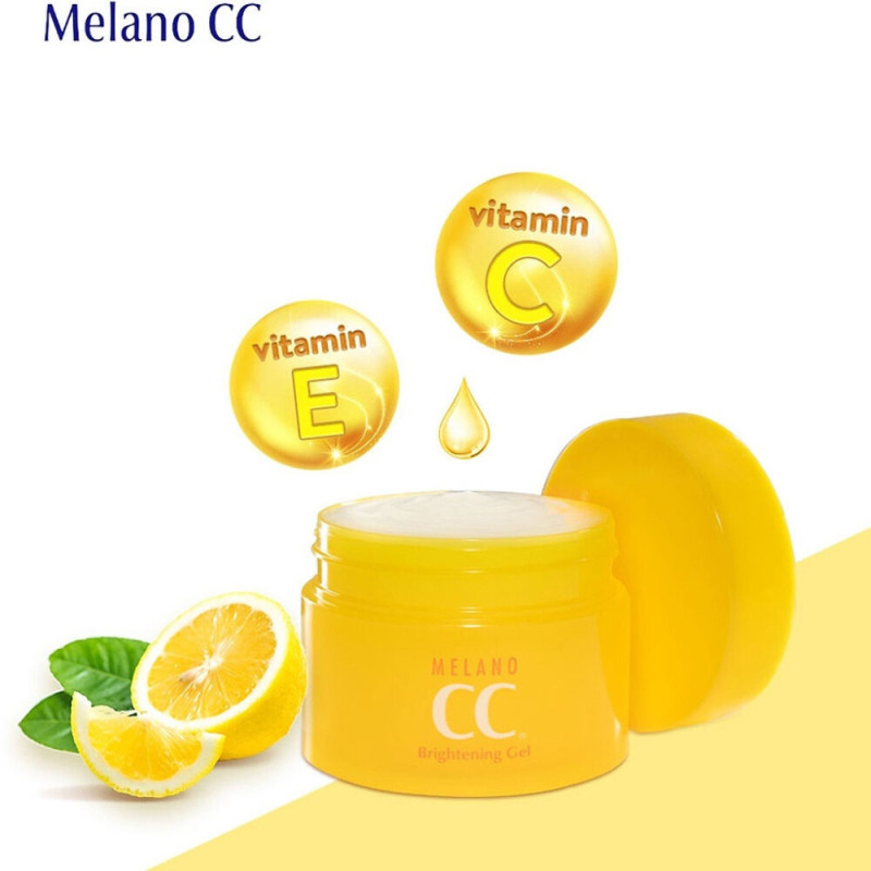ROHTO Melano CC Anti-blemish Whitening Gel відбілюючий гель для обличчя проти пігментації з вітамінами C, E, 100 г